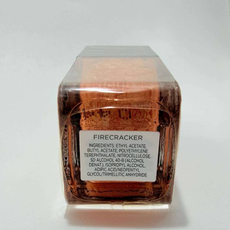 Formula X Effects Top Coat - Coral Orange Texture ( Firecracker ) 4 Formula X Effects Top Coat - Coral Orange Texture ( Firecracker ) - Image 4