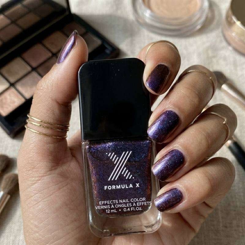 Formula X Effects Nail Color - Purple Galaxy Shimmer ( Legend )
